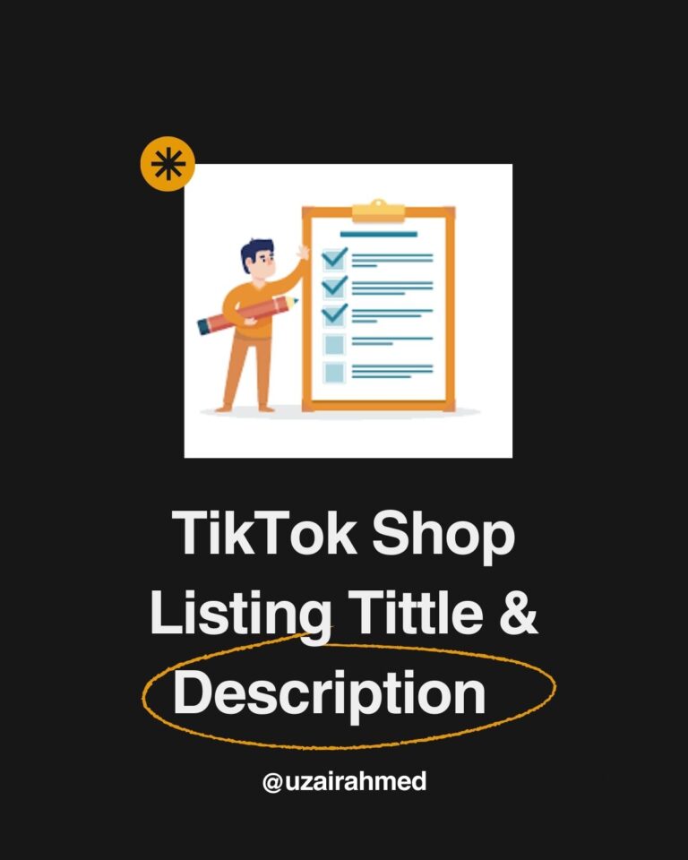 ➡ TikTok Shop 60-Day Challenge – Creating the Perfect Listing Title and Description